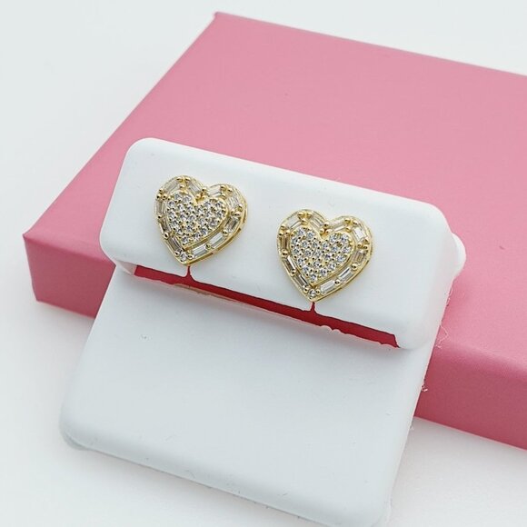 "925 Sterling Silver Cubic Zirconia Earrings, U19254607 - Picture 2 of 11